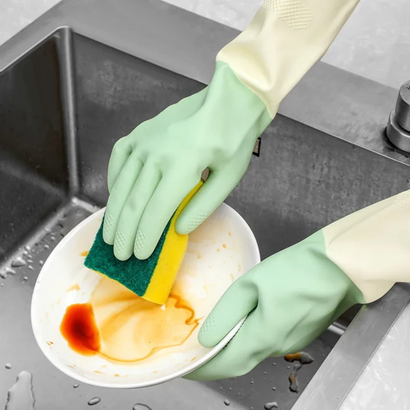 厚手のキッチン手袋、食器洗い用手袋、耐摩耗性、食器洗い、掃除 - Dish Glove Rubber のレビューと価格