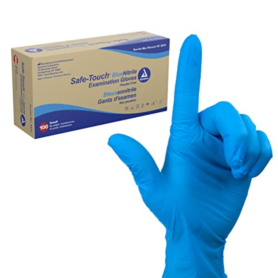 セーフタッチ使い捨てニトリル検査用手袋、パウダーフリー、ラテ - Exam Glove Nitrile のレビューと価格