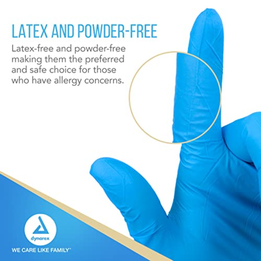 セーフタッチ使い捨てニトリル検査用手袋、パウダーフリー、ラテ - Exam Glove Nitrile のレビューと価格