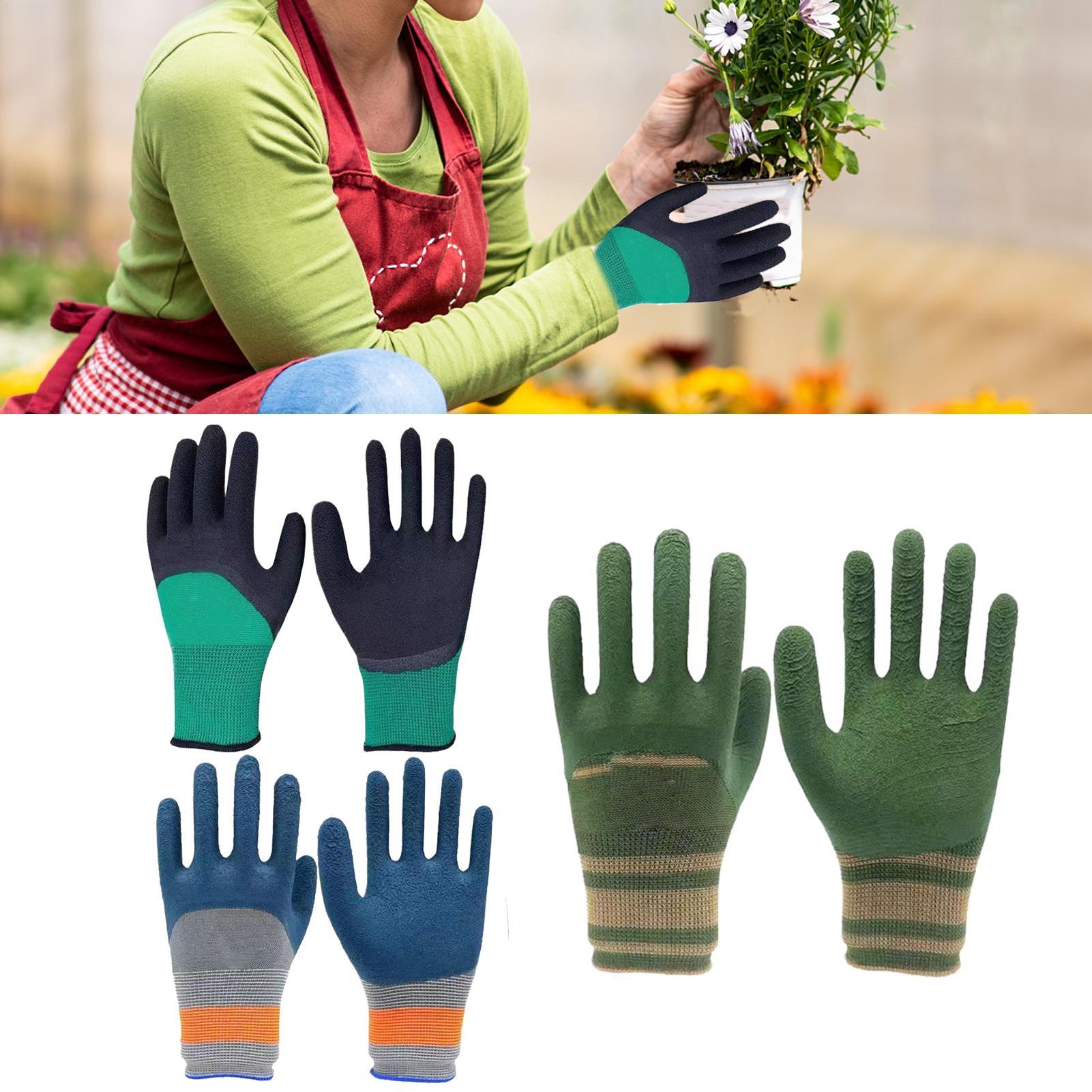 ガーデニンググローブ ラテックス防水園芸用手袋 滑り止め保護 - Gardening Glove Waterproof のレビューと価格