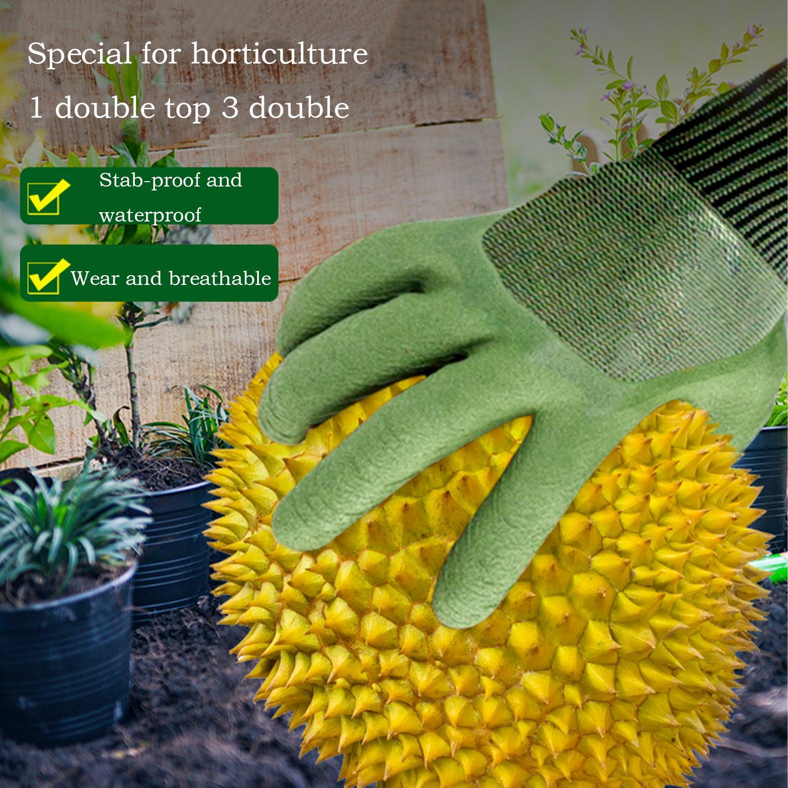 ガーデニンググローブ ラテックス防水園芸用手袋 滑り止め保護 - Gardening Glove Waterproof のレビューと価格