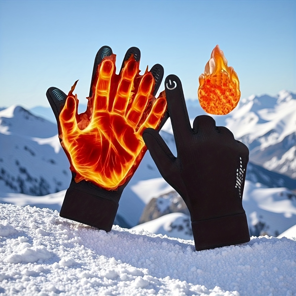 男女兼用 保温防風 タッチスクリーン対応 冬用グローブ ラン - Winter Glove Insulated のレビューと価格