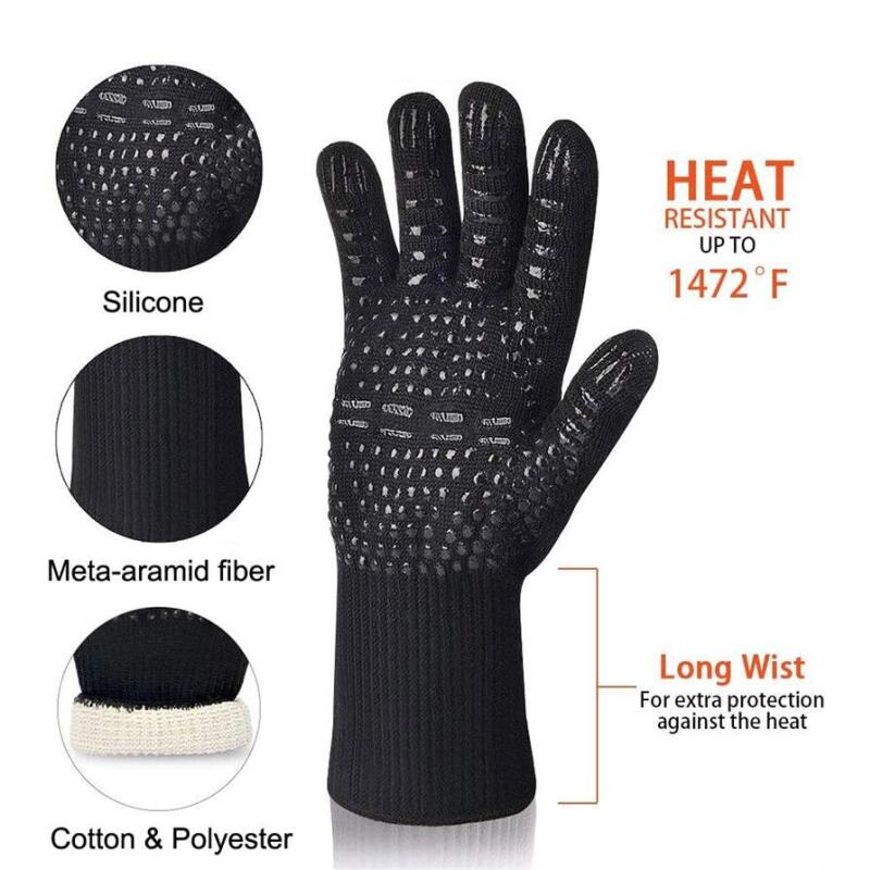 キッチンオーブン用シリコン保護手袋,耐熱性と爆発性,滑り止め - Oven Mitt Silicone のレビューと価格