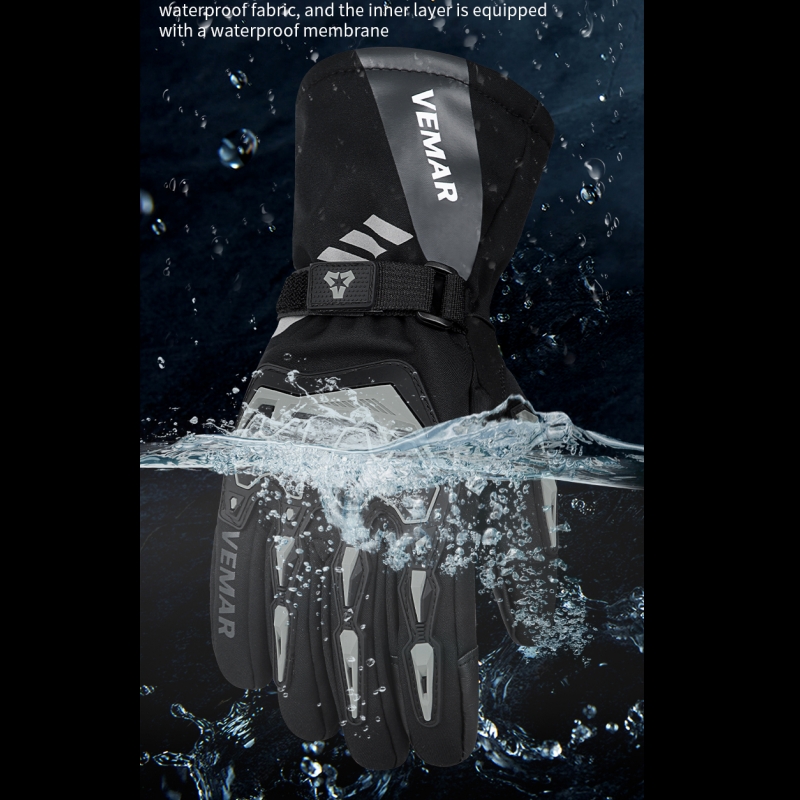 VE-01 防水冬用バイクグローブ メンズ 保温ライディング - Winter Glove Insulated のレビューと価格