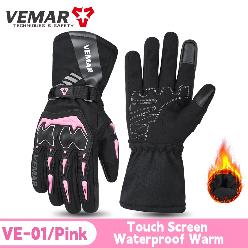 VE-01 防水冬用バイクグローブ メンズ 保温ライディング - Winter Glove Insulated のレビューと価格