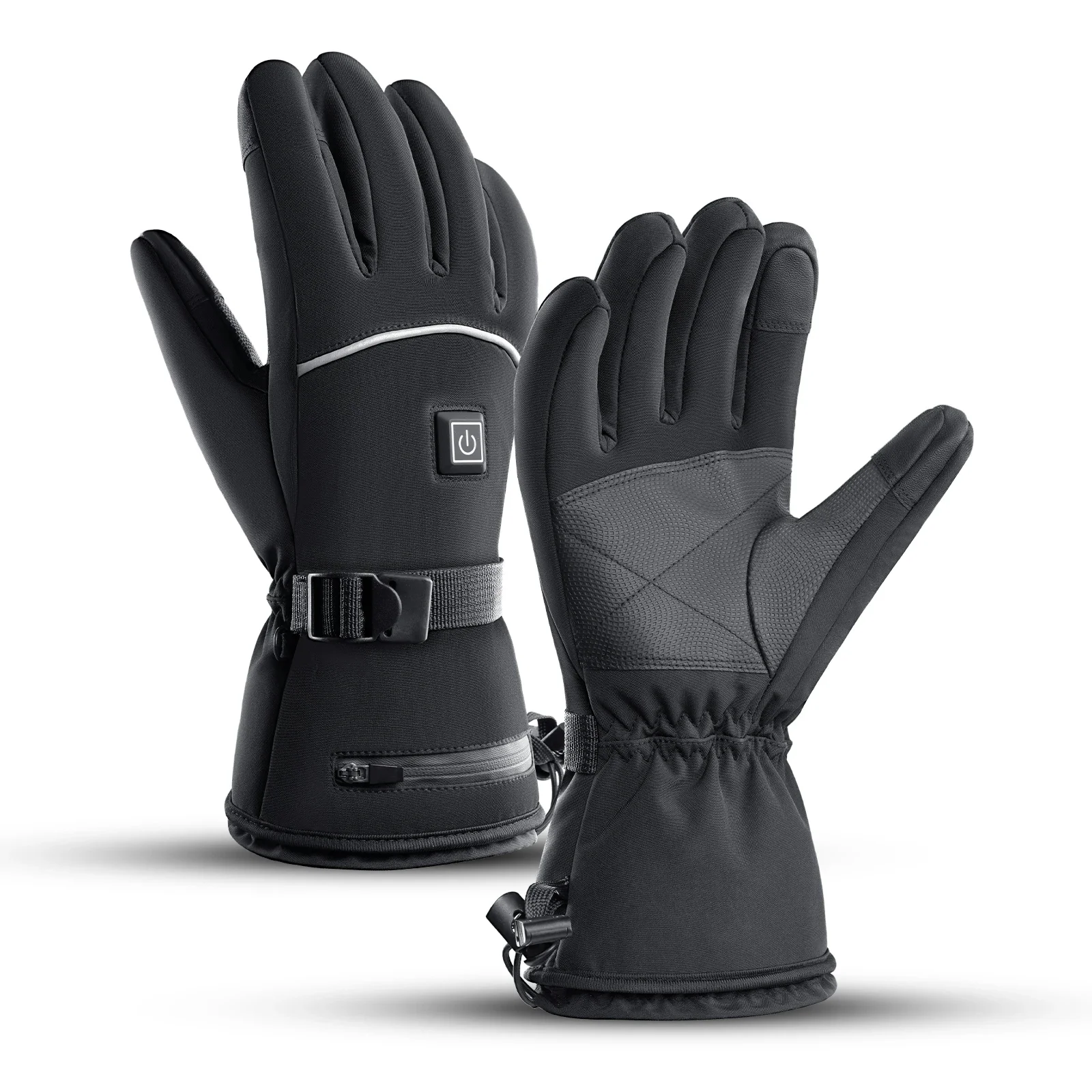 電気加熱手袋オートバイ冬モト加熱手袋暖かい防水充電式加熱サー - Gardening Glove Waterproof のレビューと価格