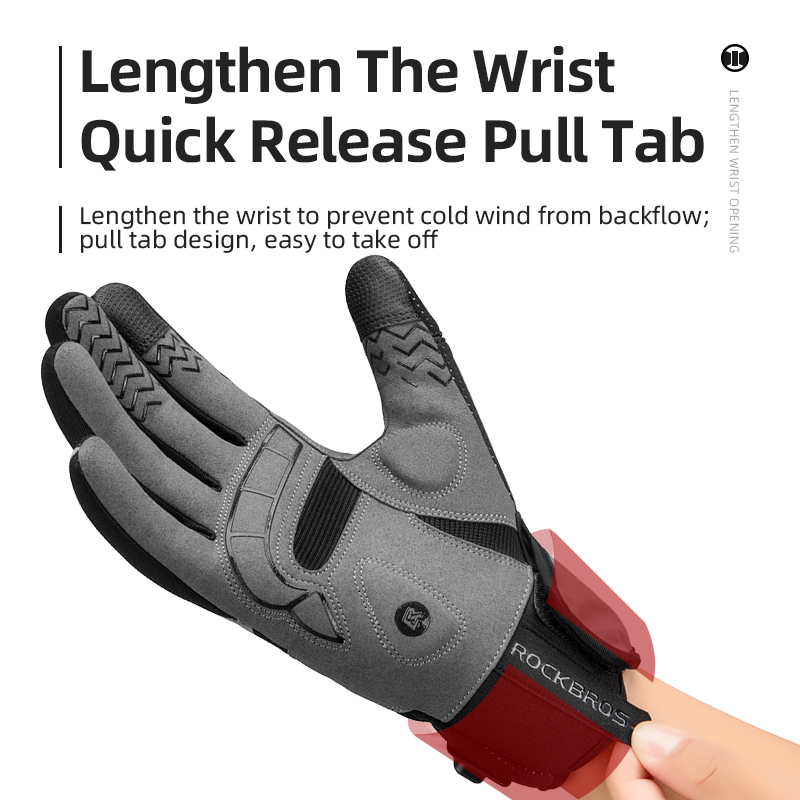 Rockbros-サイクリング用の電気加熱冬用グローブ、タッ - Heat Resistant Glove のレビューと価格