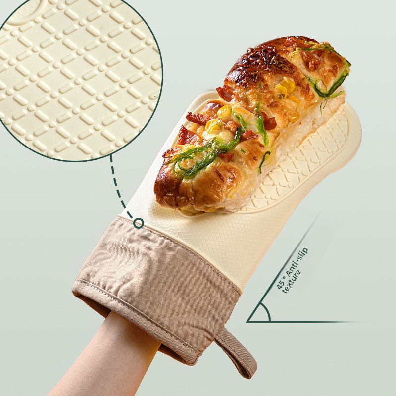 ヘビーデューティーシリコン耐熱オーブン手袋滑り止めベーキング - Oven Mitt Silicone のレビューと価格