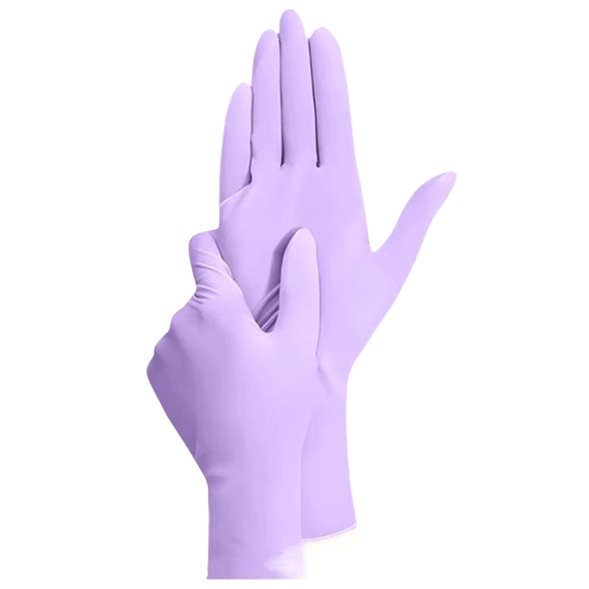 高品質100枚入りニトリル検査用手袋使い捨てライラックグロー - Exam Glove Nitrile のレビューと価格