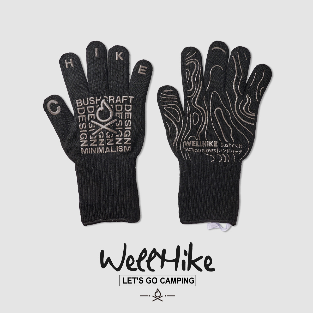 耐熱性と難燃性を備えたキャンプ用手袋、グリル、ベーキング、バ - Heat Resistant Glove のレビューと価格