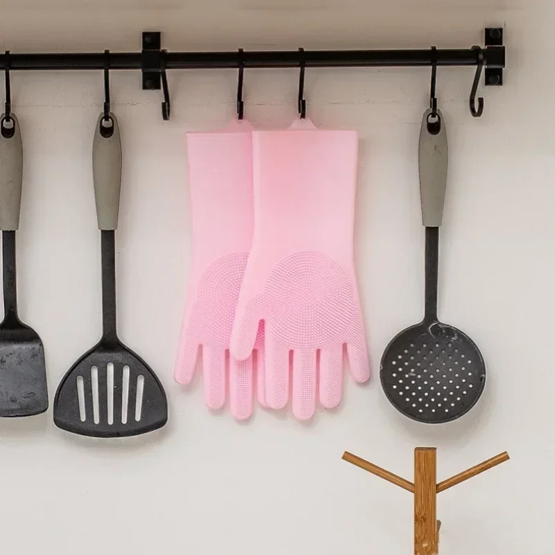 家庭用ゴム手袋 滑り止めキッチン掃除用手袋 多機能 食器洗い - Dish Glove Rubber のレビューと価格