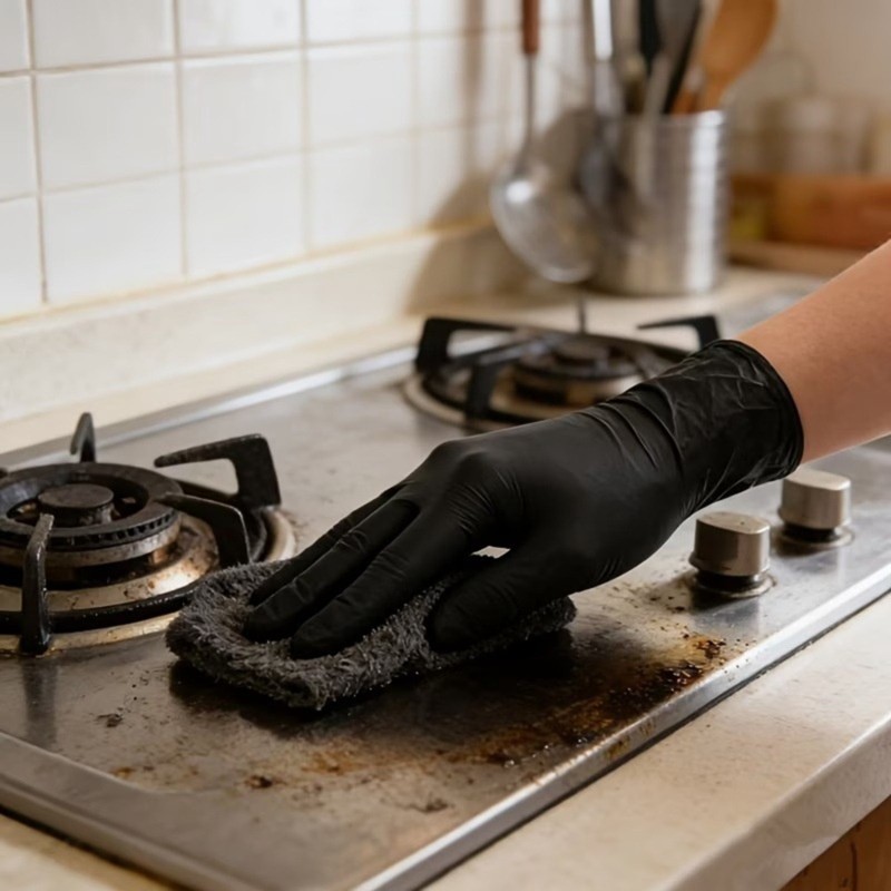 50枚入り 食品グレード使い捨てニトリル手袋、料理、食品準備 - Nitrile Mechanic Glove のレビューと価格