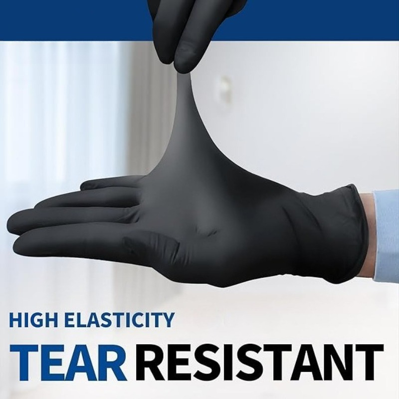 100 個ニトリル使い捨て手袋ブラック/ホワイト/ブルー/パ - Exam Glove Nitrile のレビューと価格