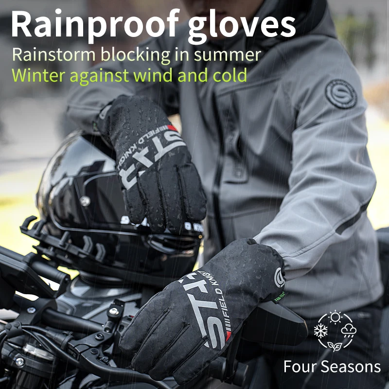 四季防水オートバイグローブカバータッチスクリーン暖かい防雨グ - Gardening Glove Waterproof のレビューと価格