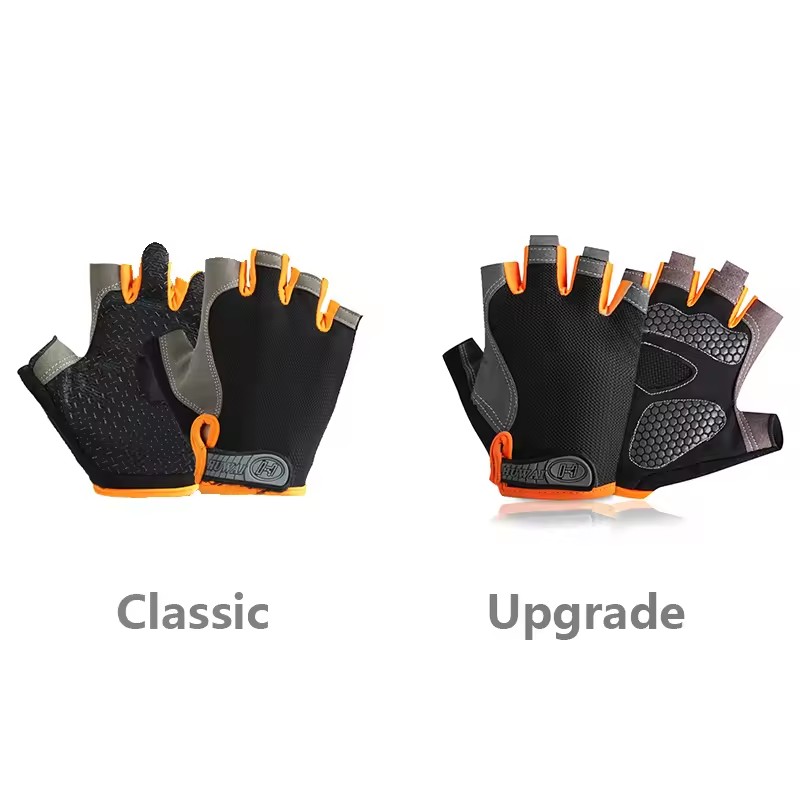 通気性のある滑り止めハーフフィンガーグローブ フィットネス  - Workout Glove Gym のレビューと価格
