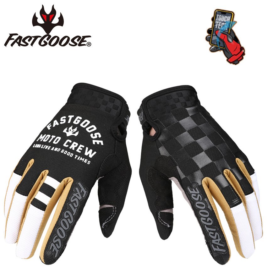Fastgoose モトクロス MX スポーツ手袋レトロライ - Cycling Glove Padded のレビューと価格