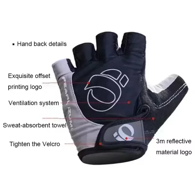 屋外サイクリング衝撃吸収ハーフフィンガーグローブユニセックス - Cycling Glove Padded のレビューと価格