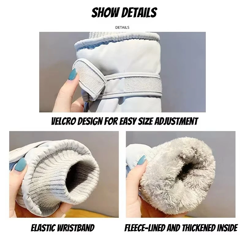 フリース裏地付き冬用スキーグローブ 厚手の断熱グローブ 防風 - Winter Glove Insulated のレビューと価格