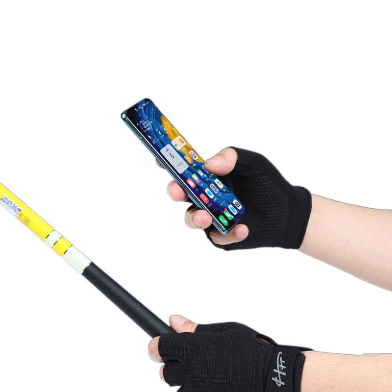 ハーフフィンガー滑り止めフィッシンググローブ,1ペア,通気性 - Cycling Glove Padded のレビューと価格