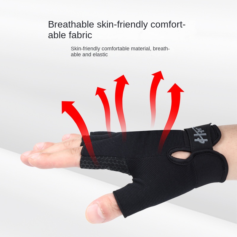 ハーフフィンガー滑り止めフィッシンググローブ,1ペア,通気性 - Cycling Glove Padded のレビューと価格